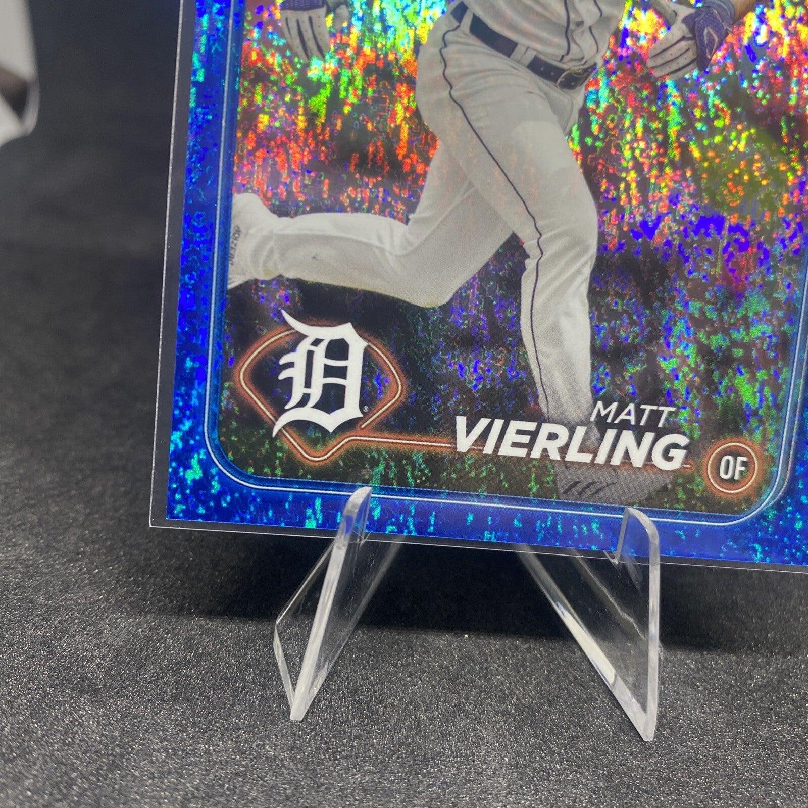 2024 Topps Blue Foil #375 Matt Vierling /999 - Detroit Tigers SP