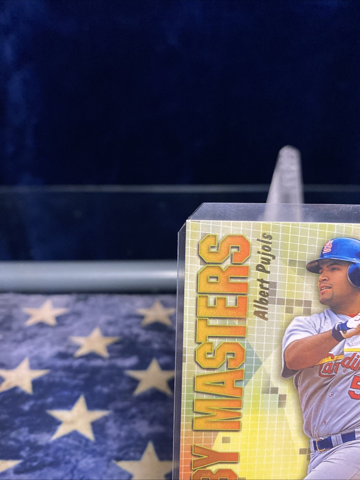 RARE-Reduced! ALBERT PUJOLS 2001 Topps 'Hobby Masters' Insert Rookie Thick Stock
