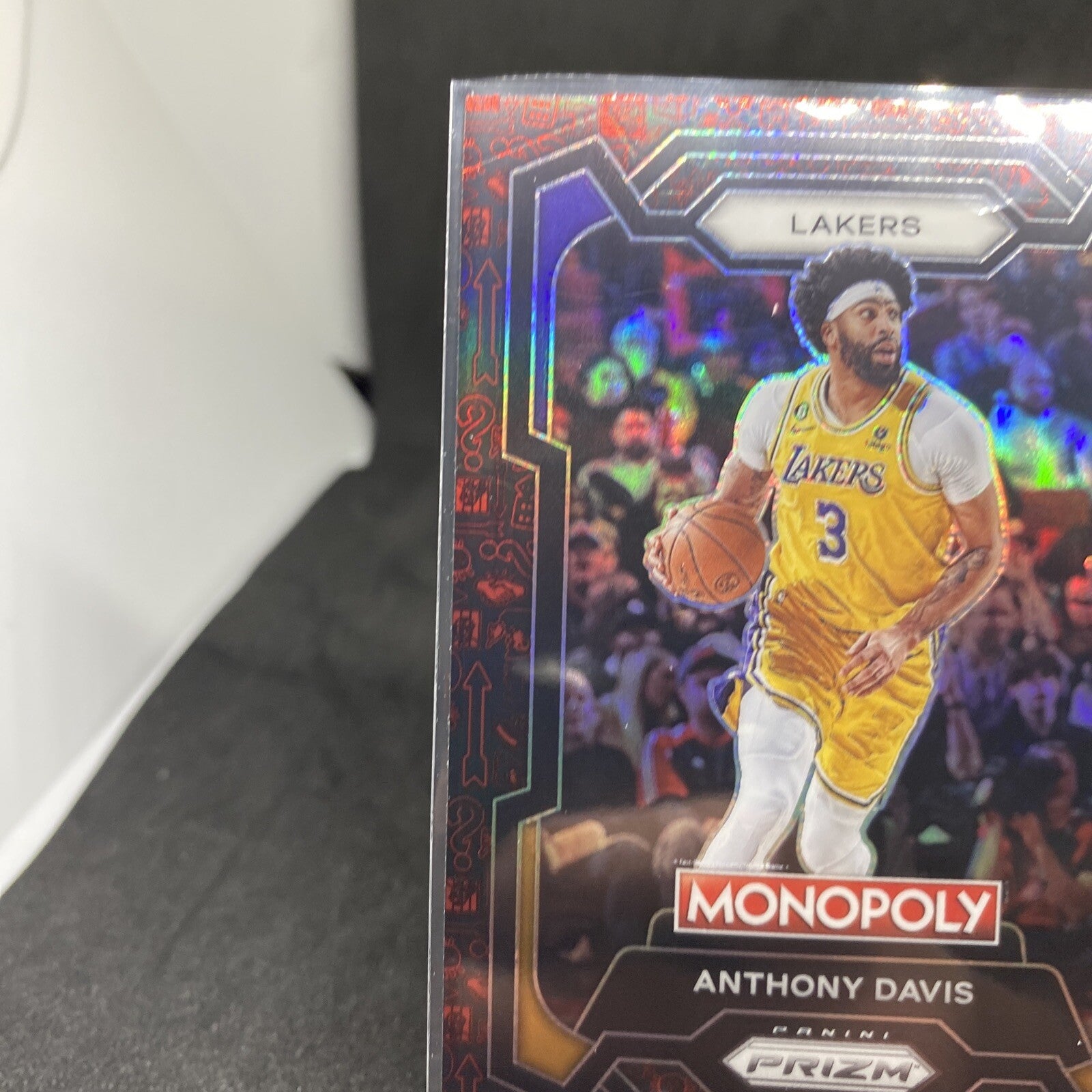 2023-24 Panini Prizm Monopoly Anthony Davis Red Icons Prizm Card #41 Lakers SSP 
