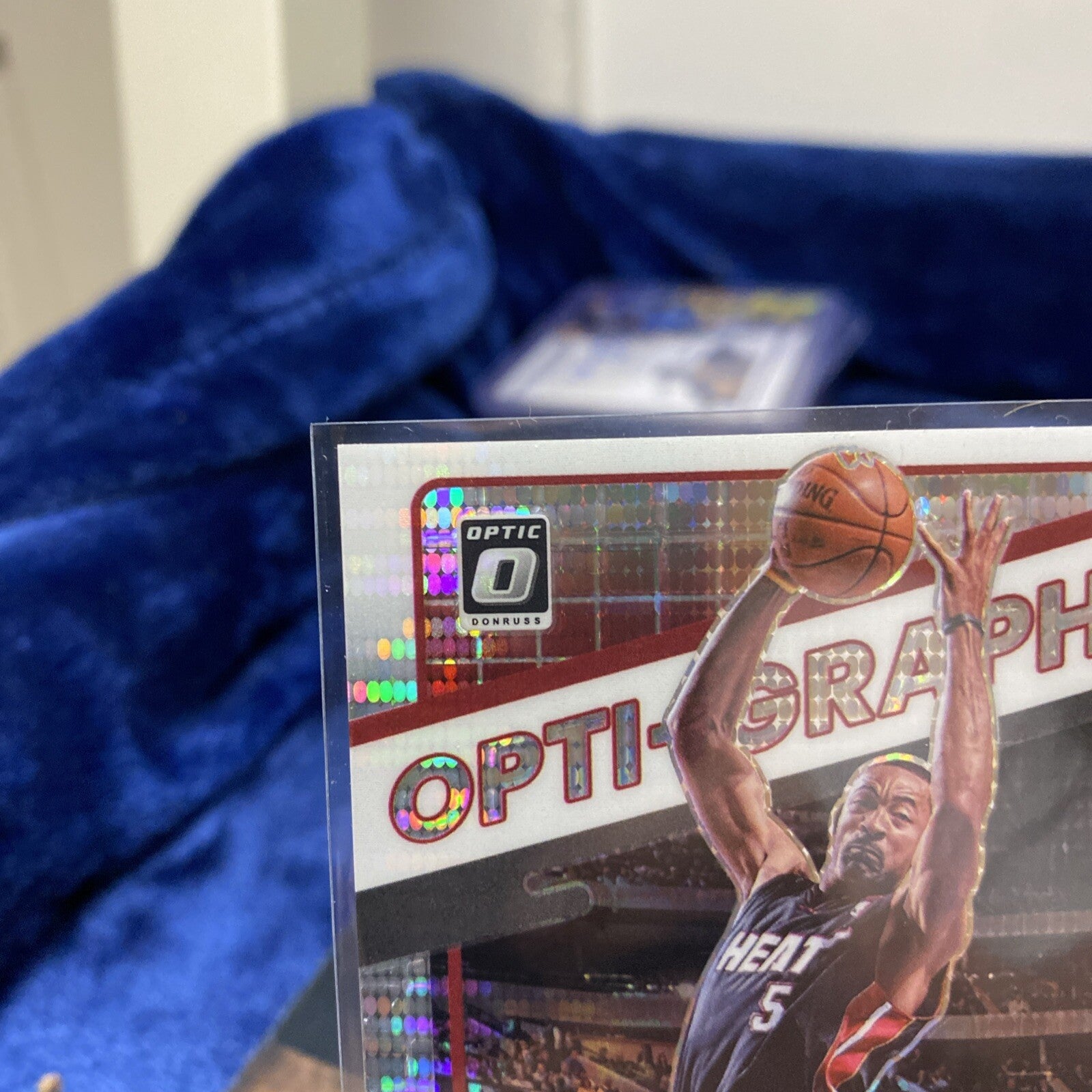 Juwan Howard Autograph 19/20 2021-22 optic #og-jwh Opti-Graph Miami Heat