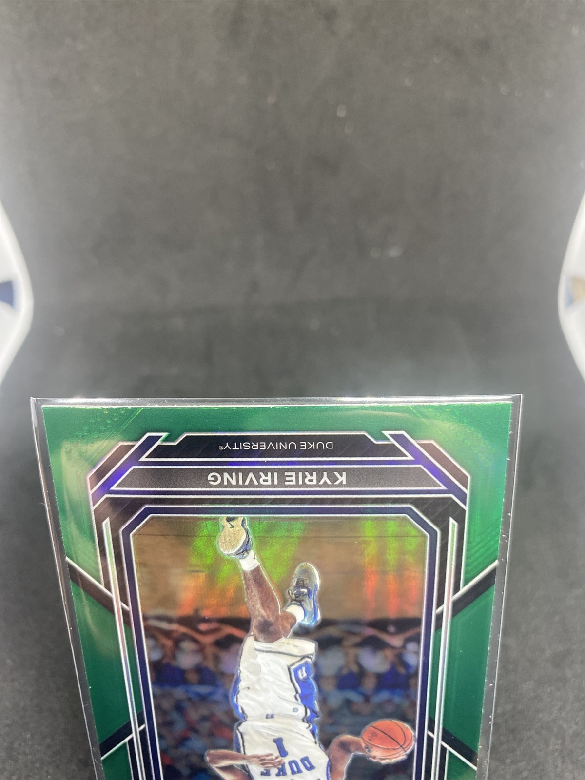 2023-24 Prizm Draft Picks Green Wave Prizm #72 Kyrie Irving Duke U SP