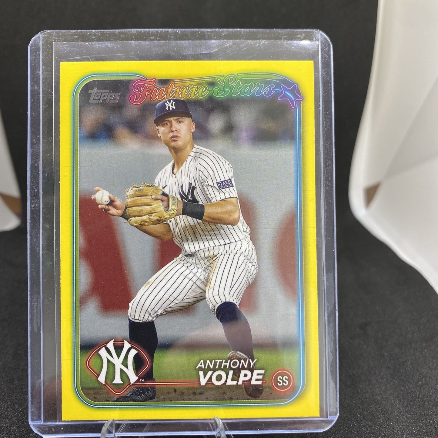 GEM Anthony Volpe 2024 Topps Series 1 #180 Future Stars Yellow New York Yankees