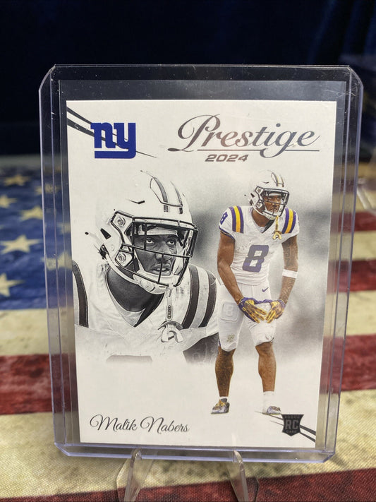 2024 Panini Prestige - Rookies #306 Malik Nabers (RC)
