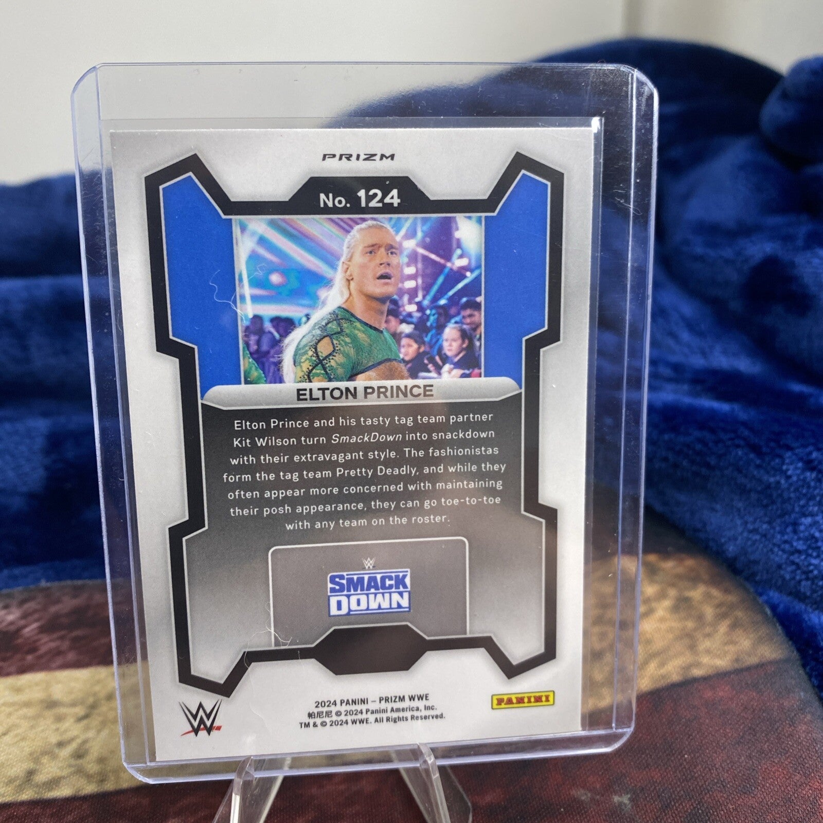 2024 Panini Prizm WWE - #124 Elton Prince Green Prizm