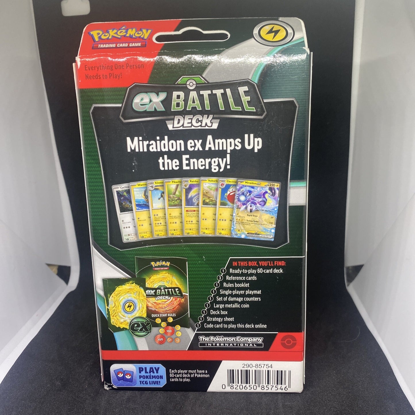 Pokemon Miraidon Ex Battle Deck