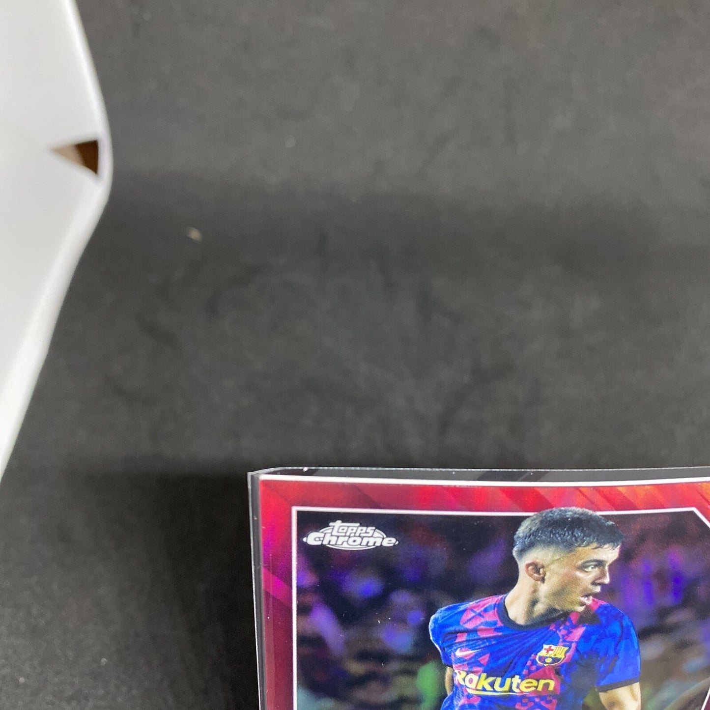 2021-22 TOPPS CHROME UEFA PEDRI PINK REFRACTOR #89 47/175 GEM SP All-Star Rookie