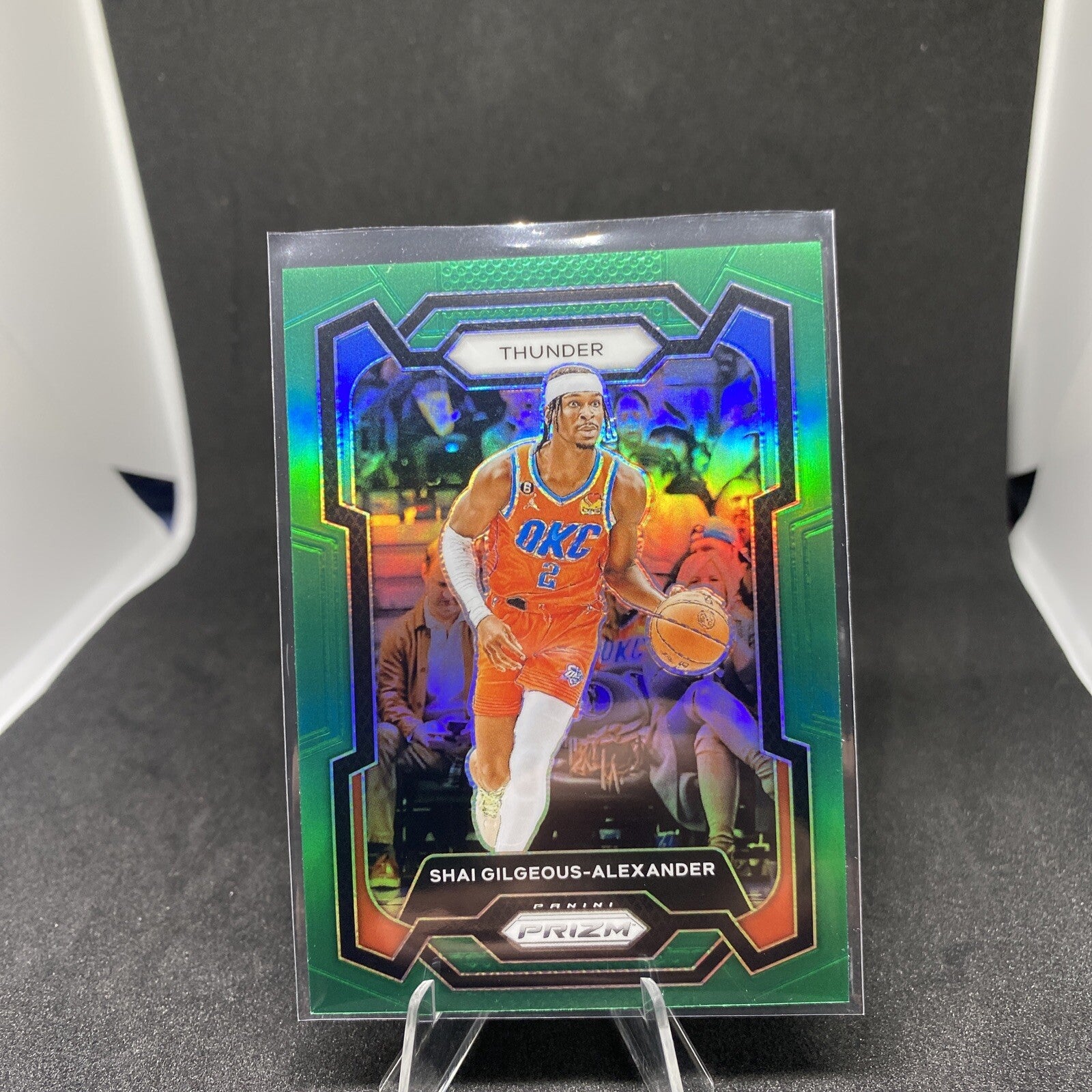 GEM 2023-24 Panini Prizm Shai Gilgeous-Alexander Green #85 Oklahoma City Thunder
