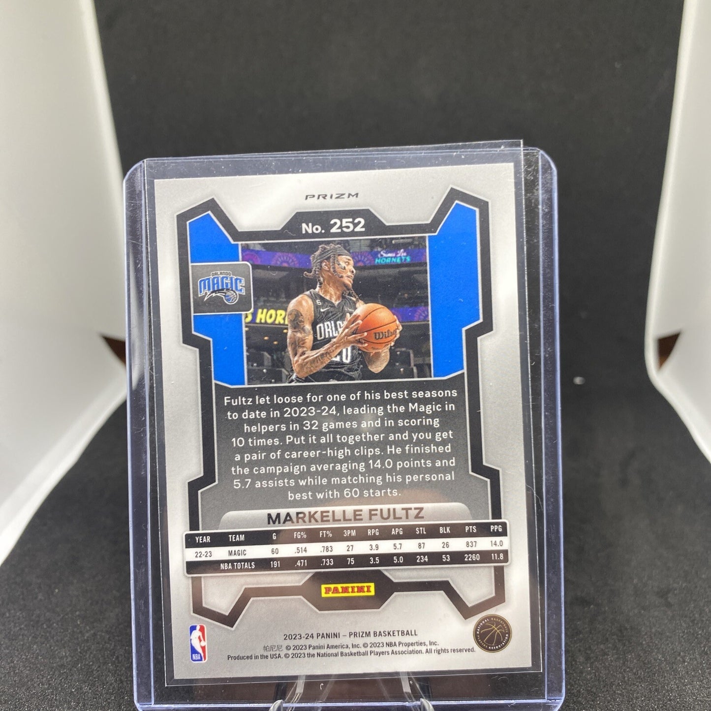 GEM - Markelle Fultz 2023-24 Panini Prizm 168/175 White Silver Magic #252 KING6