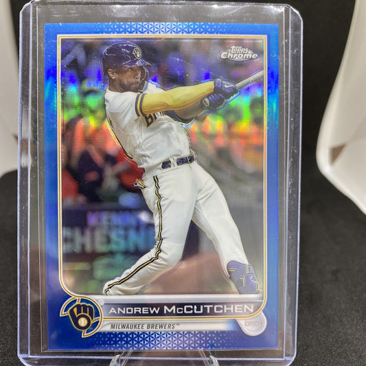 GEM 2022 Topps Chrome Update Nick Allen RC Blue Refractor /199 #USC117 Athletics