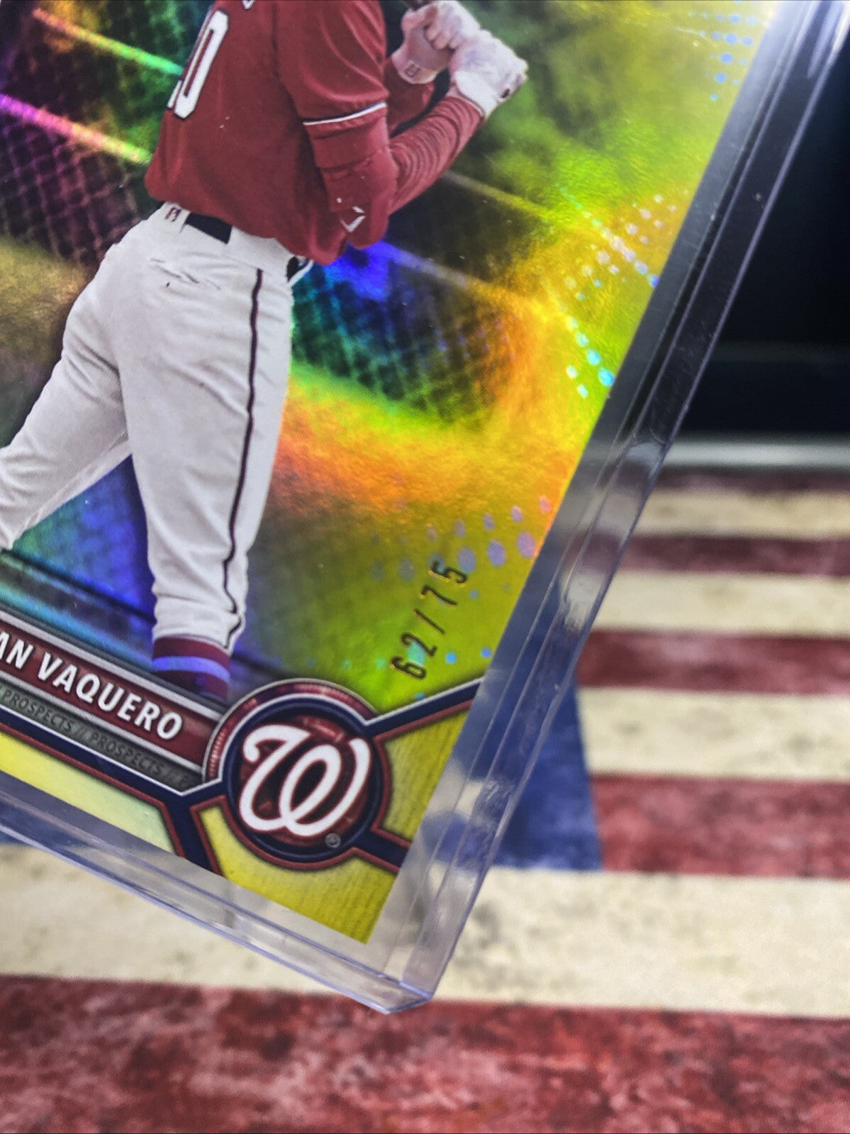 2022 Bowman Draft 1st Edition #BD-64 Cristhian Vaquero Yellow #/75