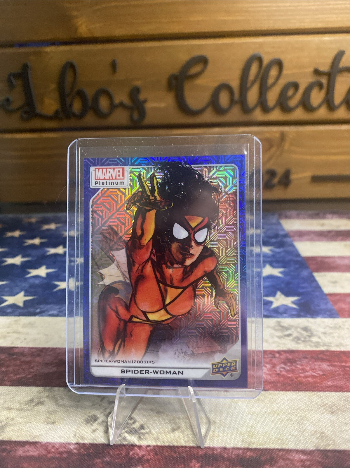 2023 Marvel Platinum Spider-Woman #111 Blue Traxx /499 High Series SPM