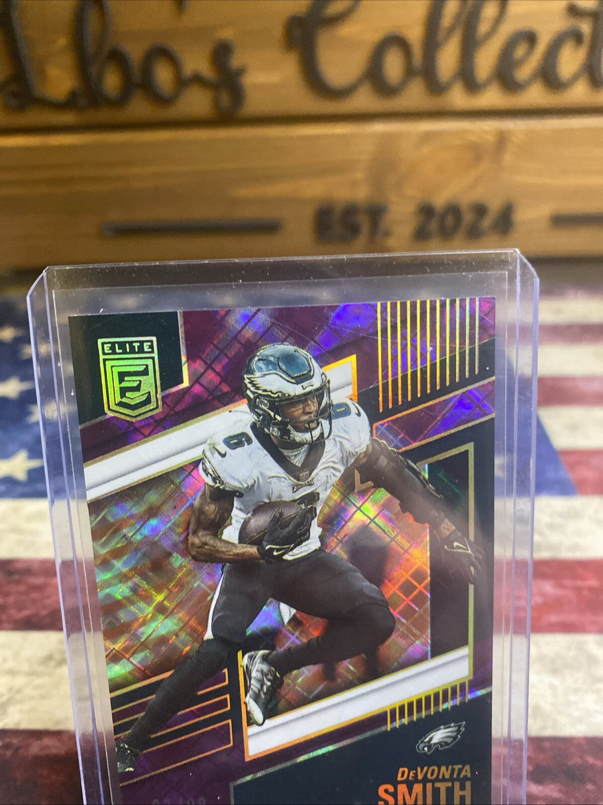 2022 Panini Donruss Elite - Purple #10 Devonta Smith /99