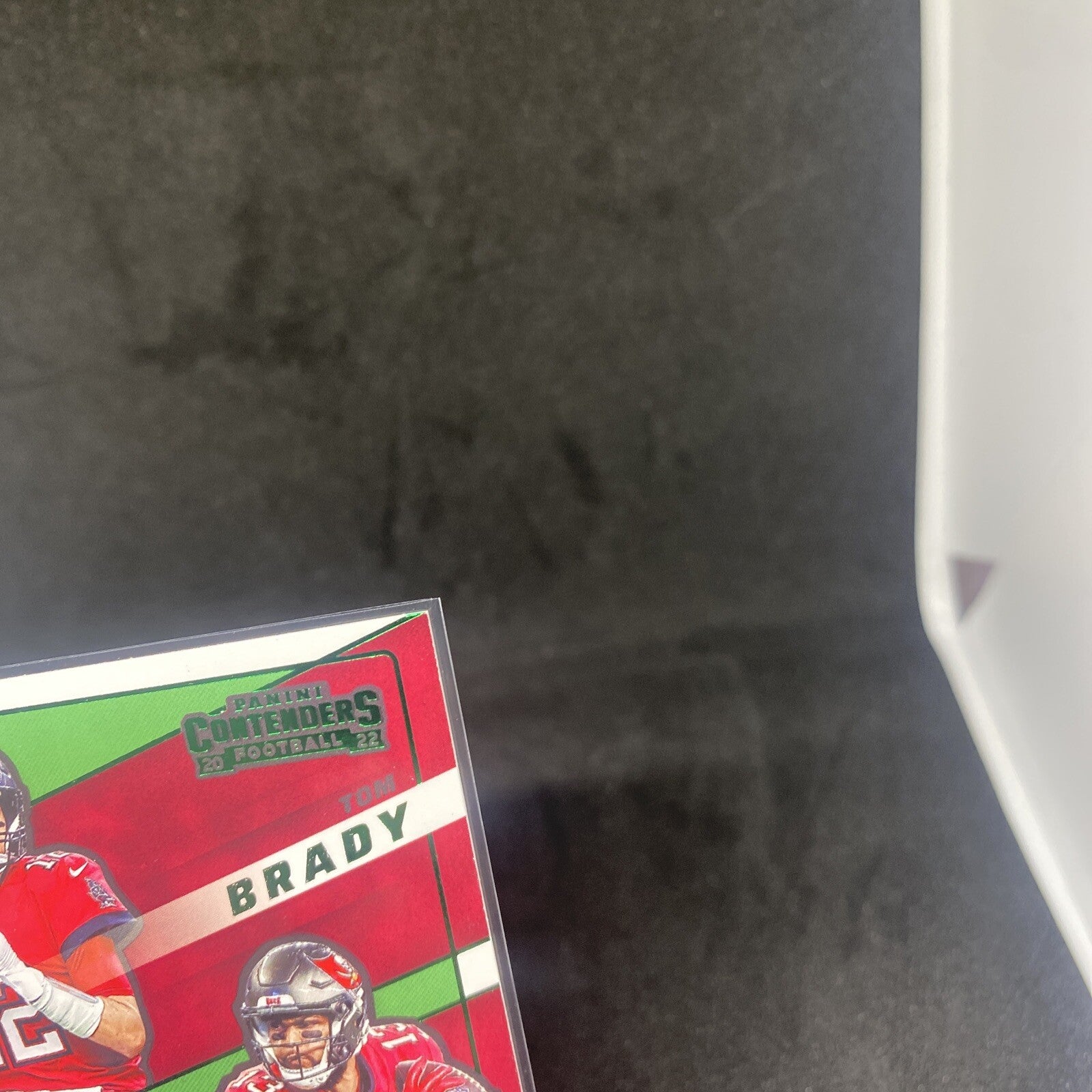 2022 Panini Contenders Tom Brady & Mike Evans Touchdown Tandems Green foil SP