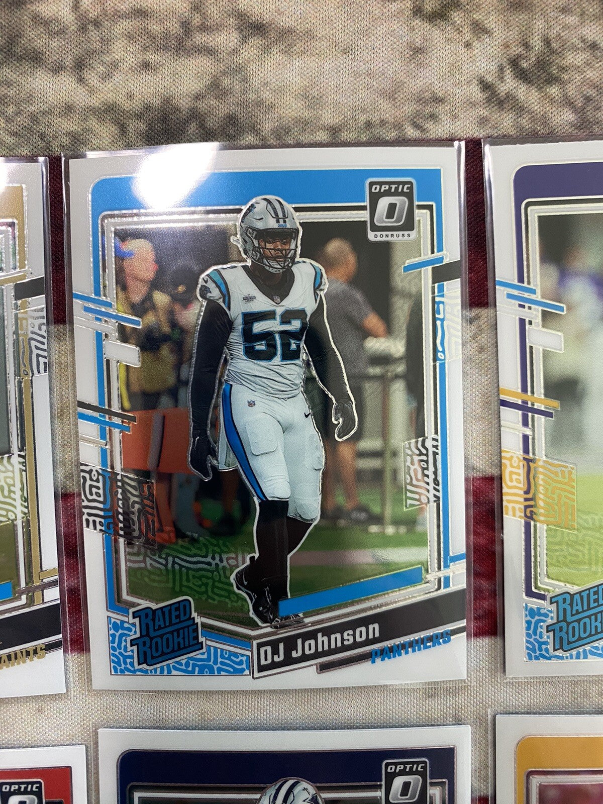 16 X NFL Optic Rated Rookie Cards. Future stars, 