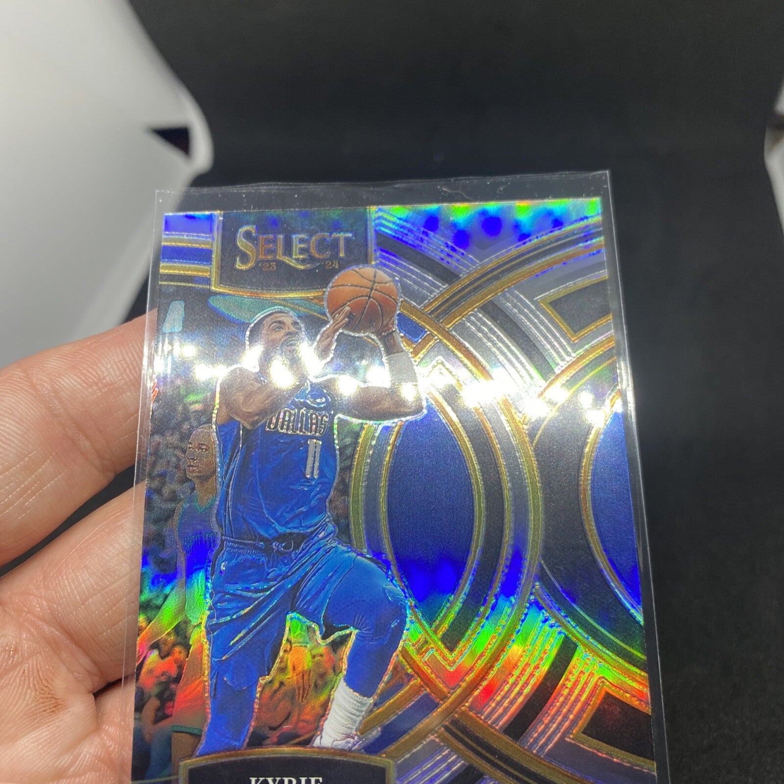 Kyrie Irving 2023-24 Select Silver Prizm Premier #180 Dallas Mavericks M9