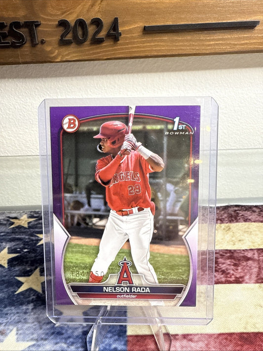 2023 Bowman - Prospects Nelson Rada #BP-132 Purple /250 (RC)