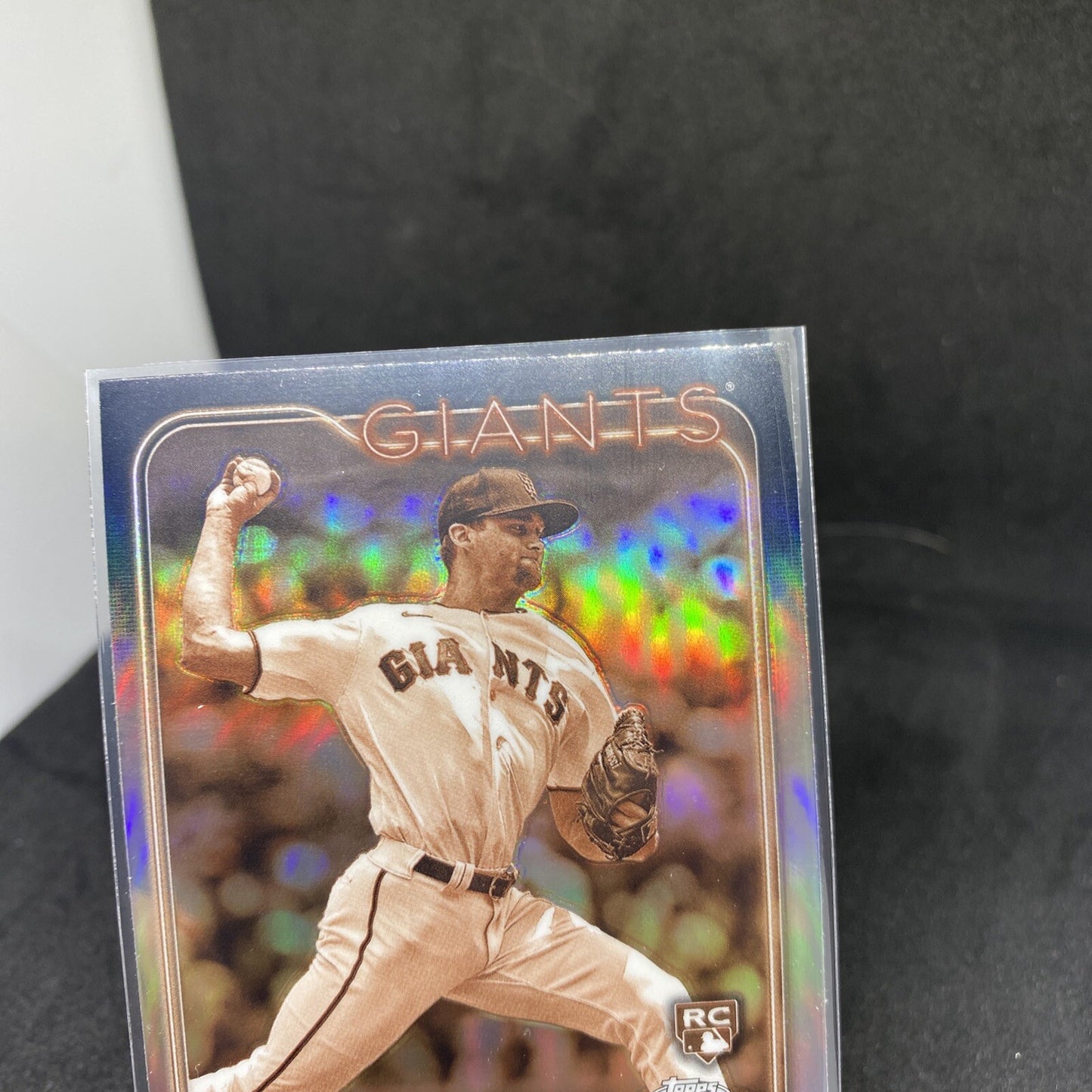 2024 Topps Chrome Keaton Winn #208 Sepia Refractor RC Giants