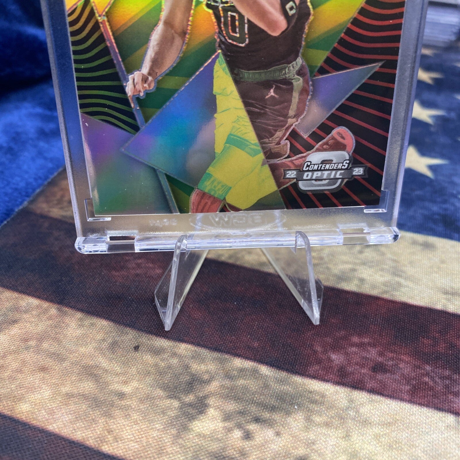 2022-23 Panini Contenders Optic - Optic Illusion #6 Jayson Tatum Silver prizm