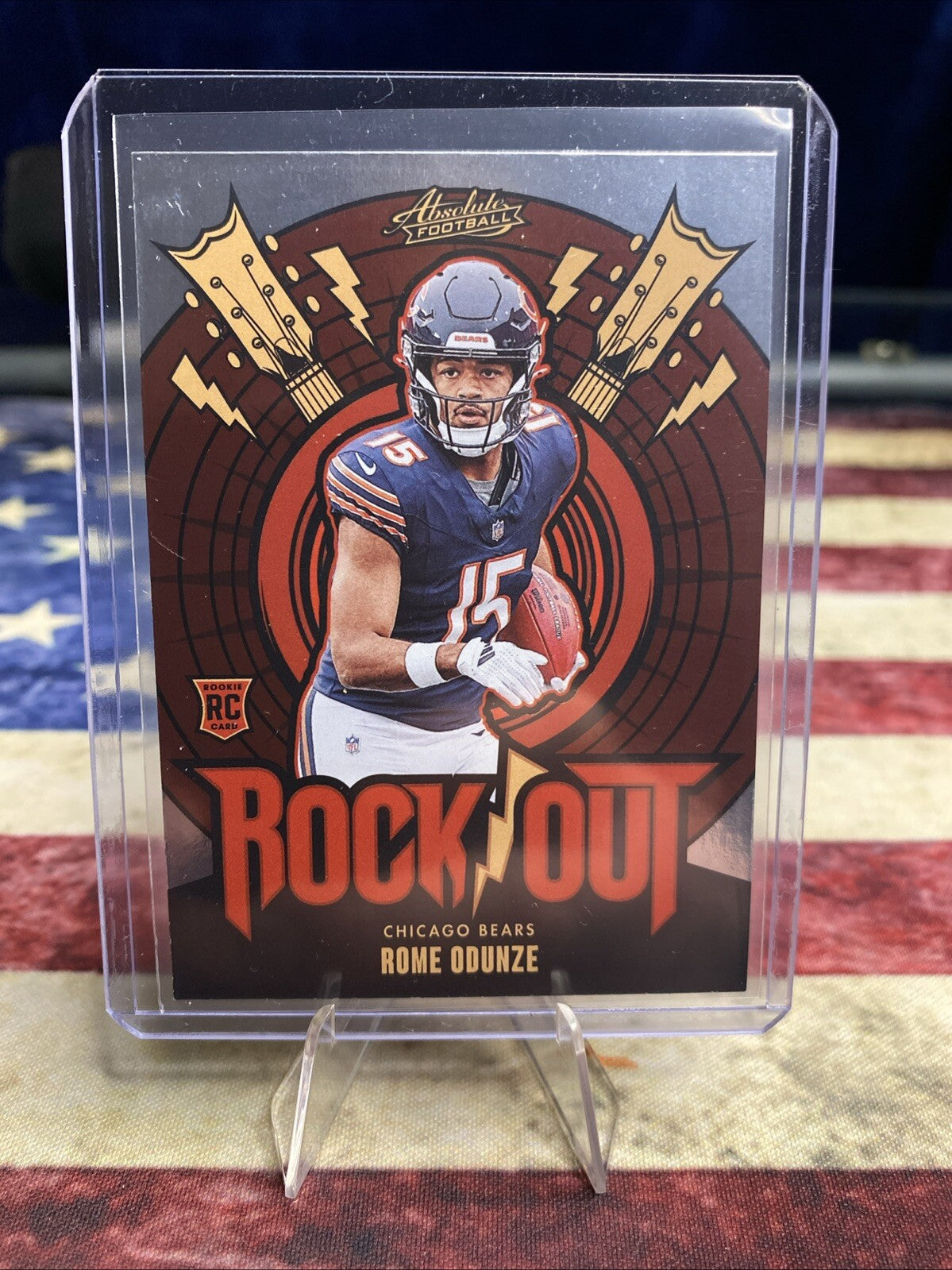 ROME ODUNZE 2024 Panini Absolute #RO-RDE ROCK OUT ROOKIE Bears