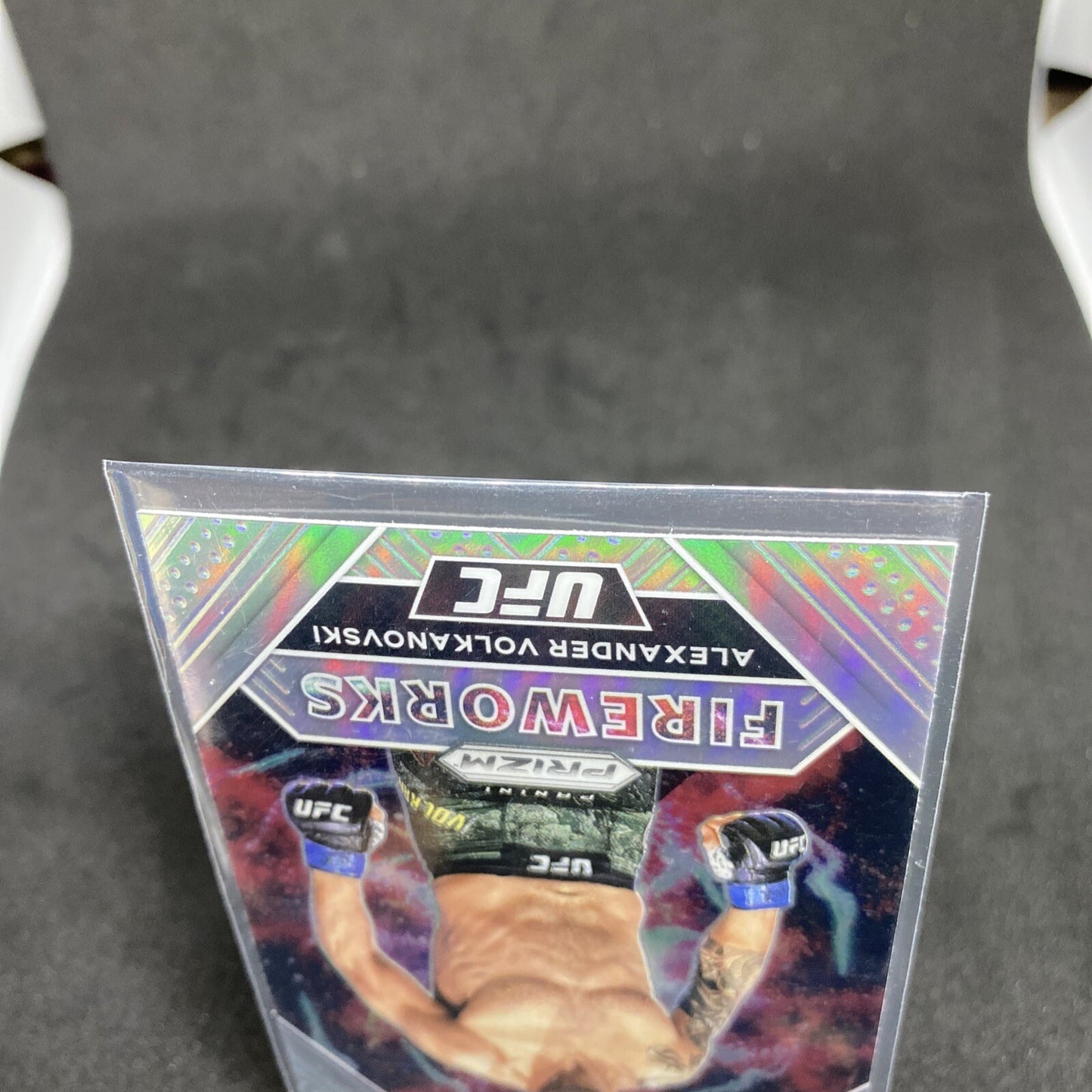 GEM Alexander Volkanovski SP 2021 Panini Prizm UFC - Fireworks Silver Prizm #11