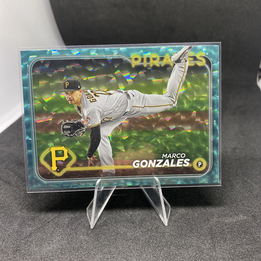 2024 TOPPS AQUA ICE FOIL #682 MARCO GONZALES 245/399 PITTSBURGH PIRATES