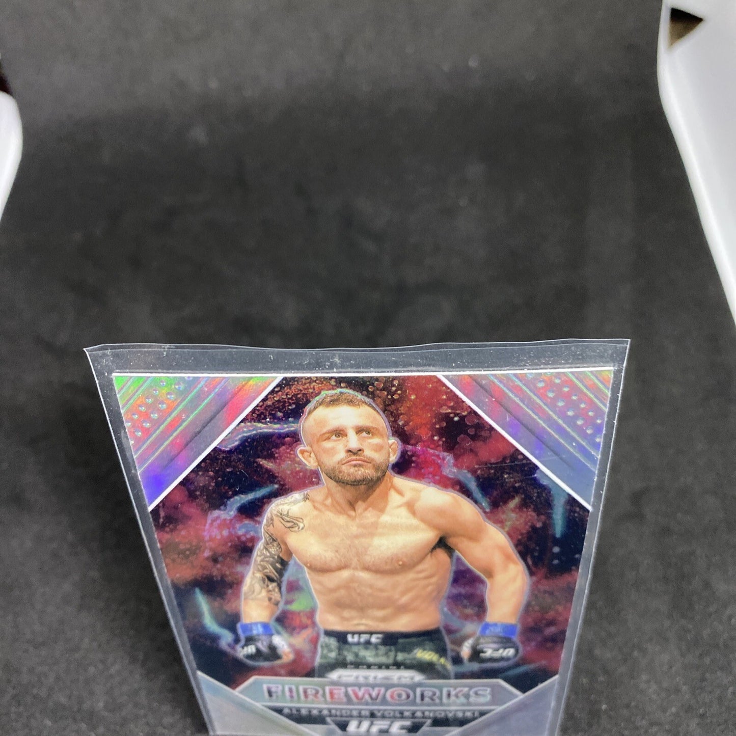 GEM Alexander Volkanovski SP 2021 Panini Prizm UFC - Fireworks Silver Prizm #11