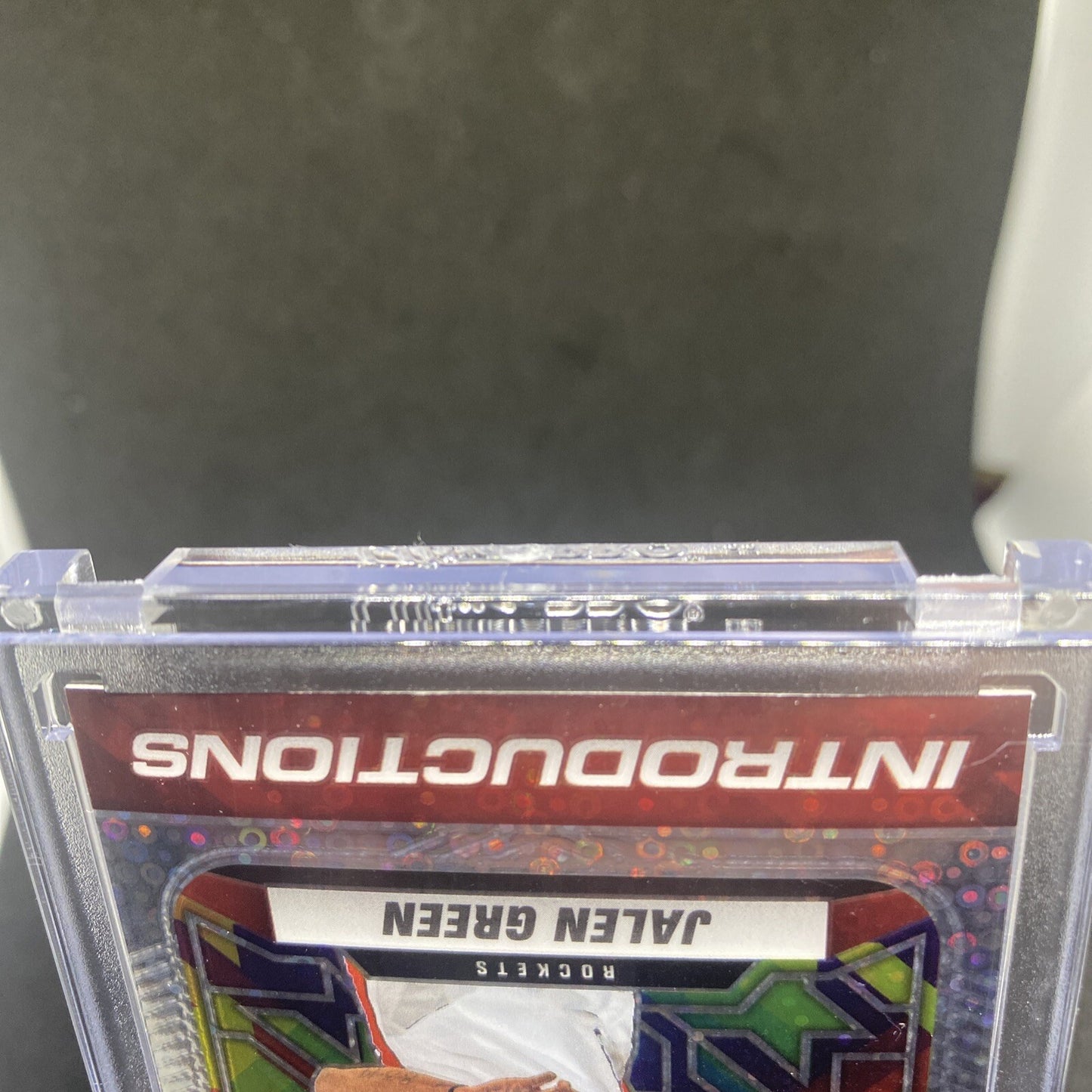 GEM - Jalen Green Rookie 2021-22 Mosaic Fast Break Silver Red Disco Color Match