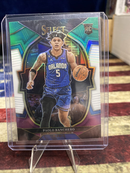 2022 Panini Select Green White Purple Paolo Banchero #72