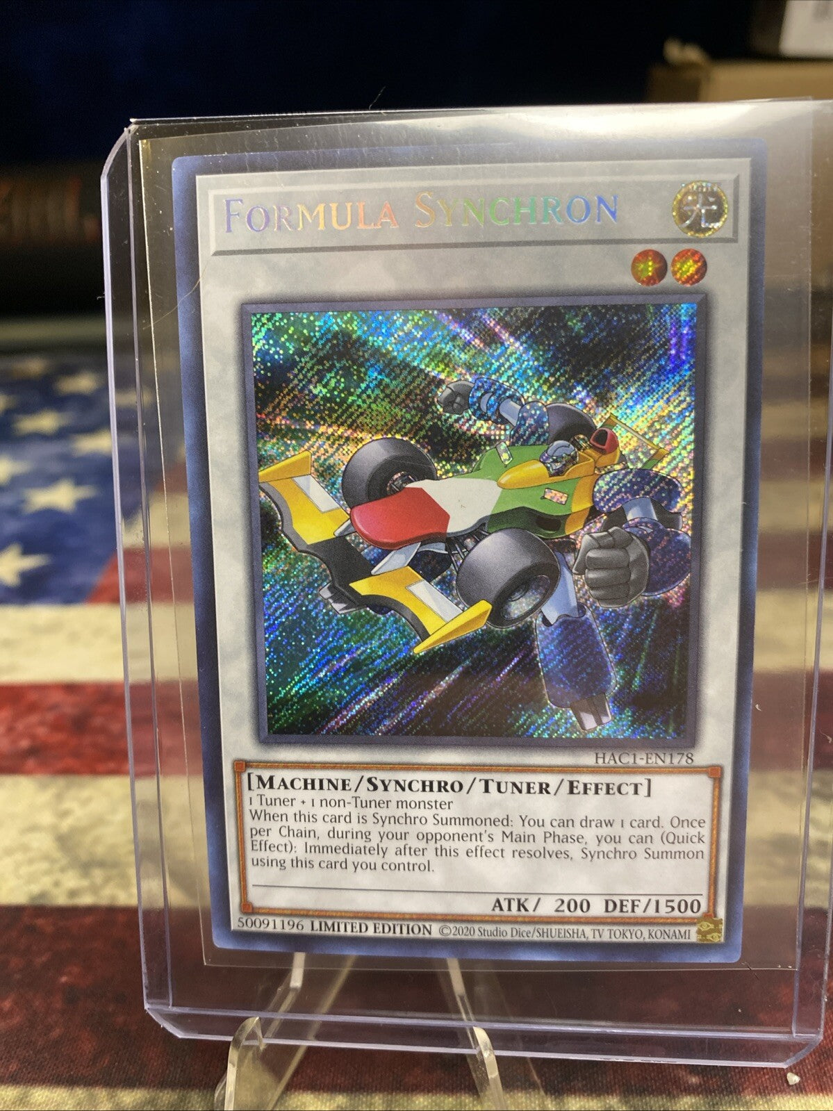 Formula Synchron Yu-Gi-Oh! HAC1-EN178 Secret Rare