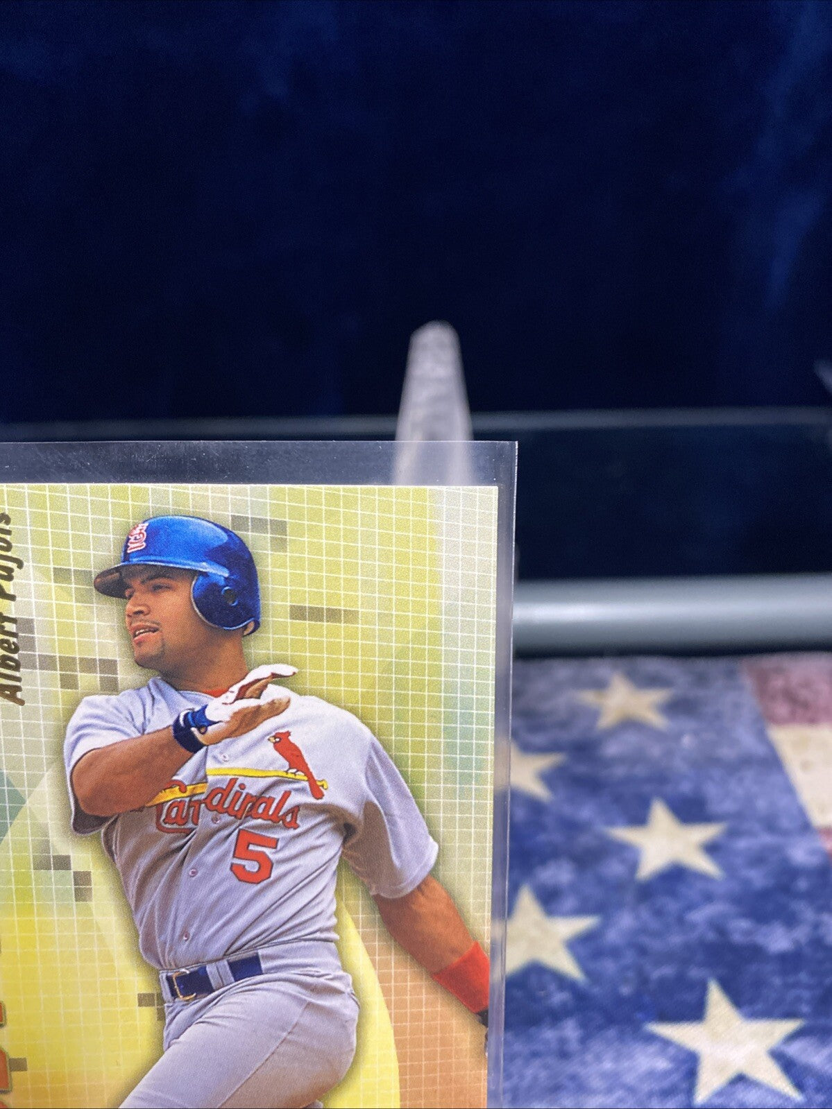 RARE-Reduced! ALBERT PUJOLS 2001 Topps 'Hobby Masters' Insert Rookie Thick Stock