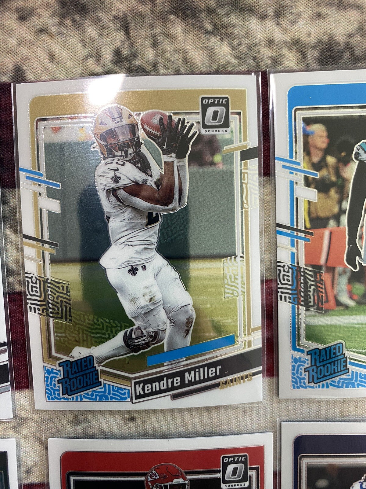16 X NFL Optic Rated Rookie Cards. Future stars, 