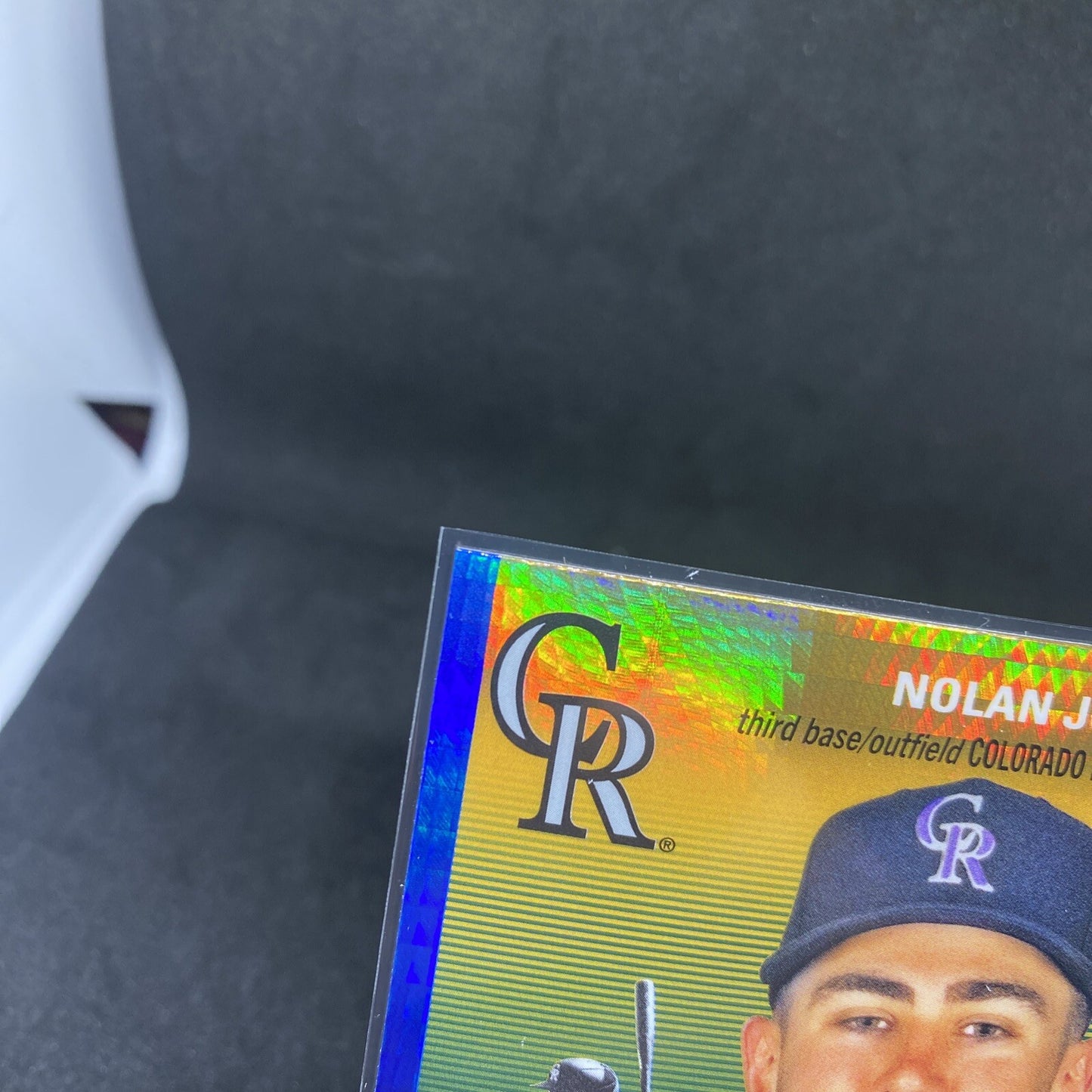 2023 Topps Chrome Platinum Anniversary Blue Prism Refractor Nolan Jones RC #37