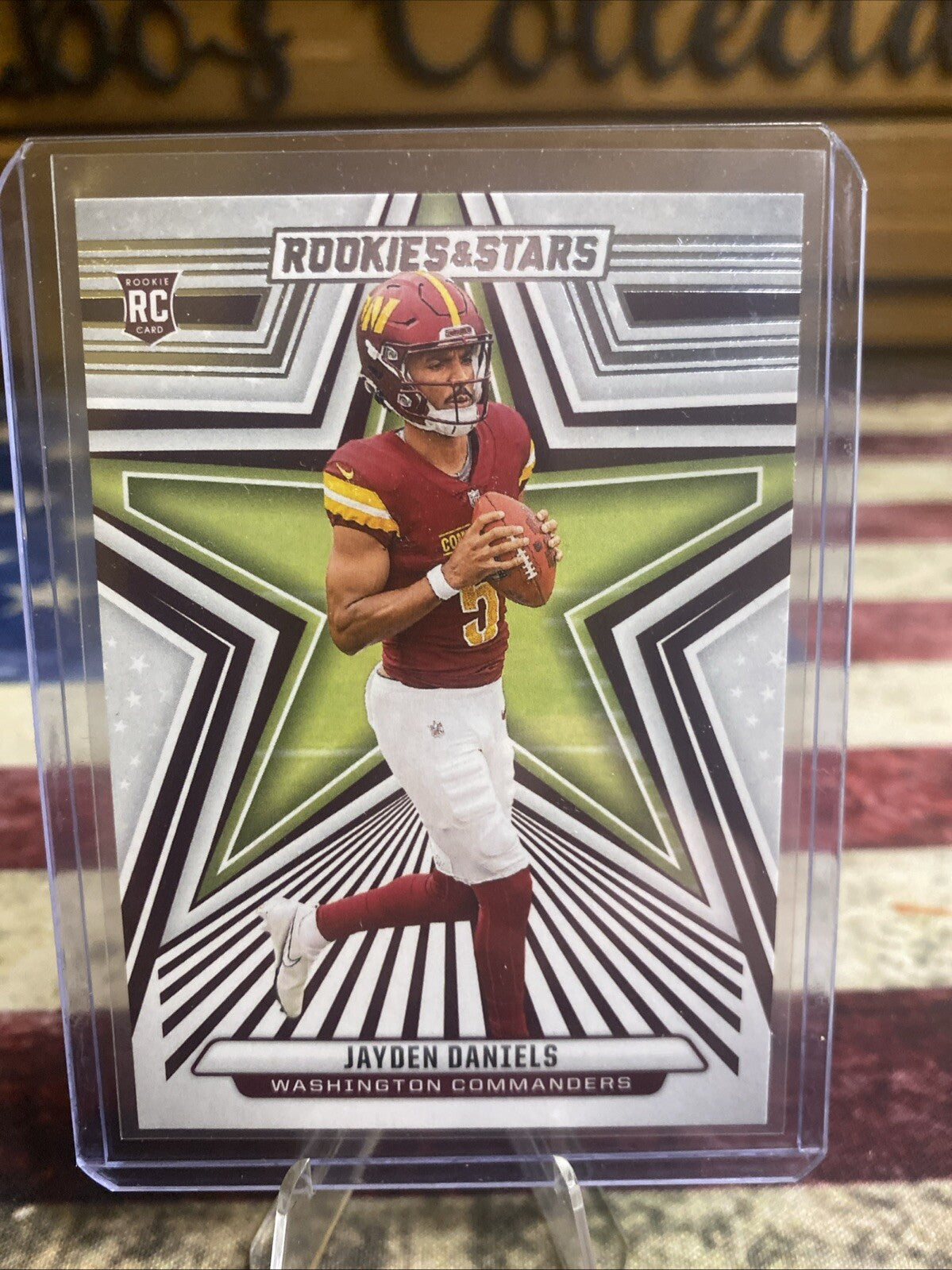 2024 Panini Rookies And Stars Jayden Daniels Rookie Card!