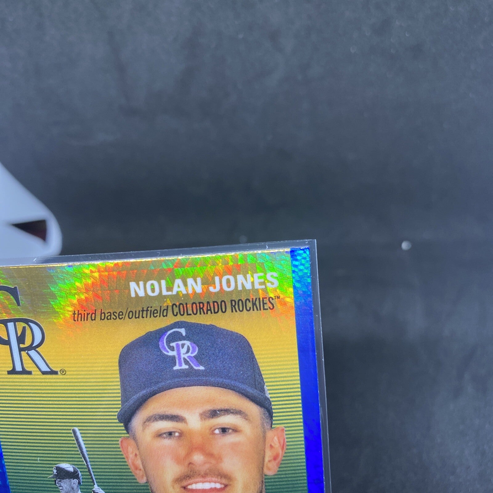 2023 Topps Chrome Platinum Anniversary Blue Prism Refractor Nolan Jones RC #37