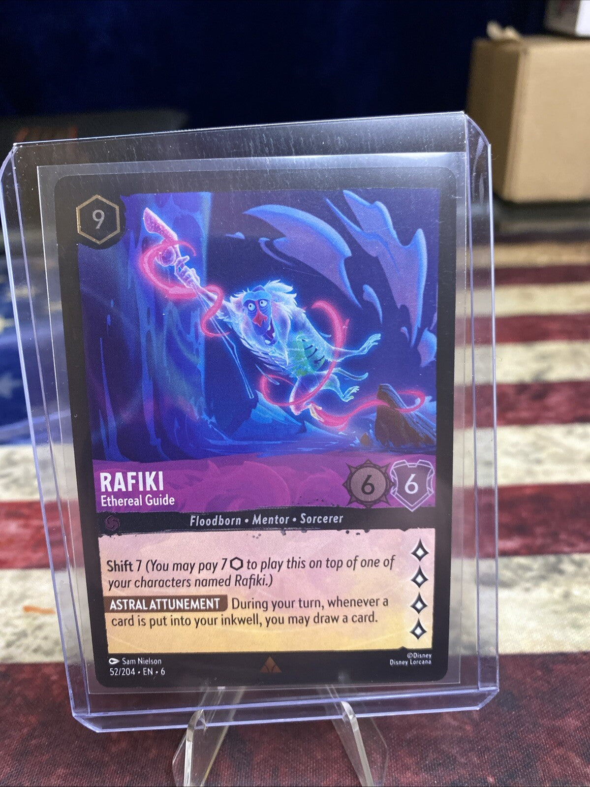 Rafiki - Ethereal Guide 52/204 Azurite Sea Cold Foil