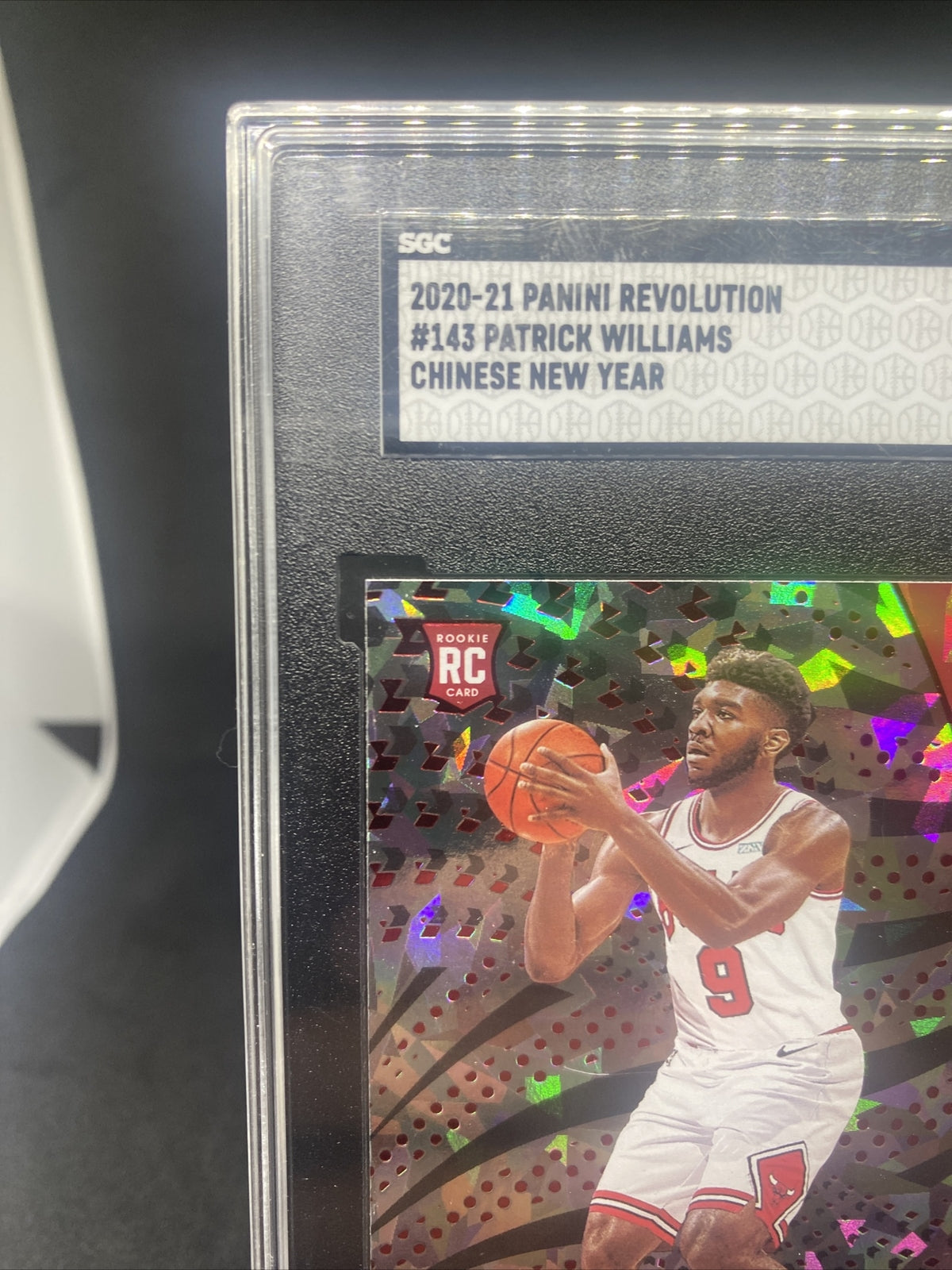 2020-21 Panini Revolution Chinese New Year #143 Patrick Williams RC SGC 9 Bulls