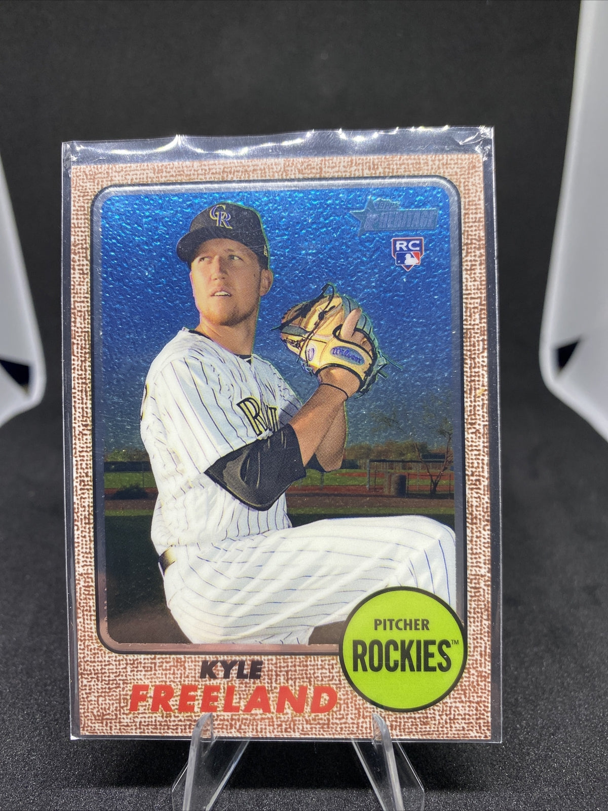 2017 Topps Heritage High Number Chrome /999 Kyle Freeland #THC-666 Rookie RC