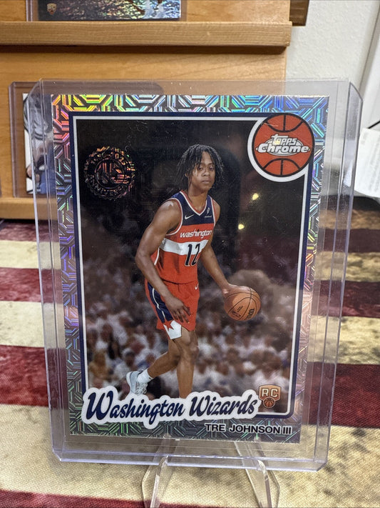 2025-26 Topps Flagship Tre Johnson III Rookie MOJO Refractor TC-TJ