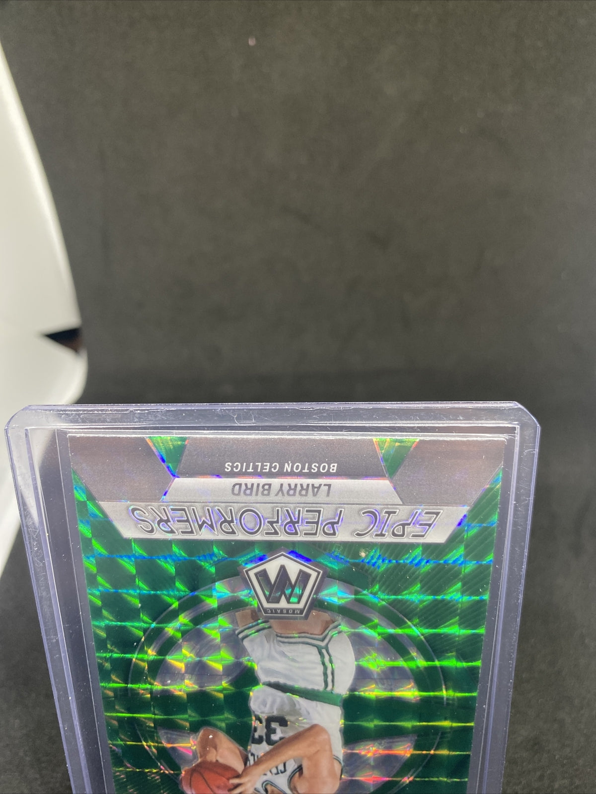 SP 2022-23 Panini Mosaic Green Prizm Epic Performers Larry Bird #17 Color Match