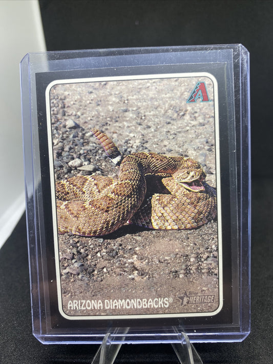 2024 Topps Heritage Arizona Diamondbacks  1975 Topps Zoo’s Who Stick-Ons #75Z-8