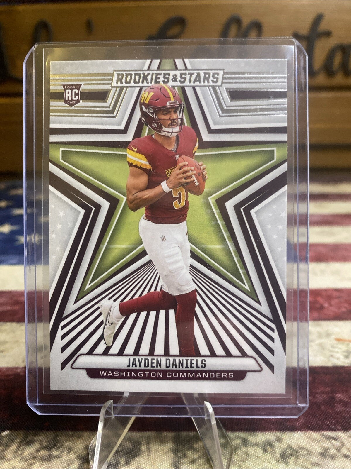 2024 Panini Rookies And Stars Jayden Daniels Rookie Card!