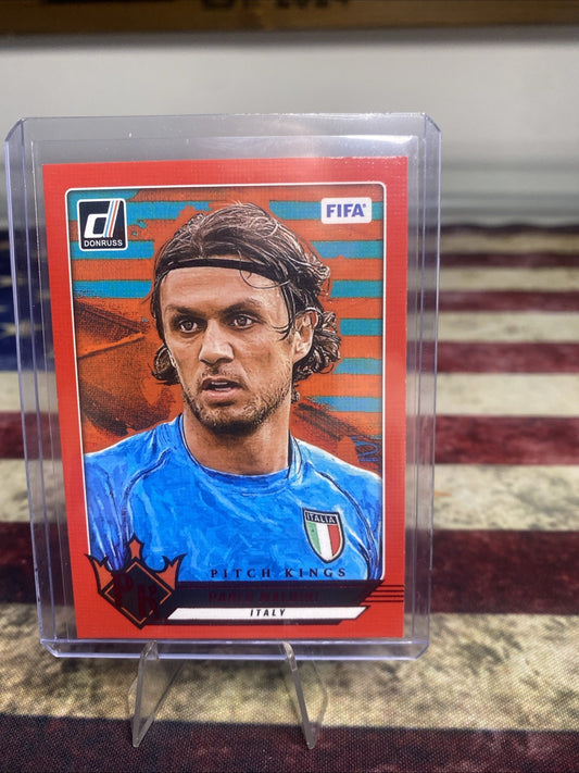 PAOLO MALDINI 2024 Donruss Soccer Pitch Kings Red #24 ITALY