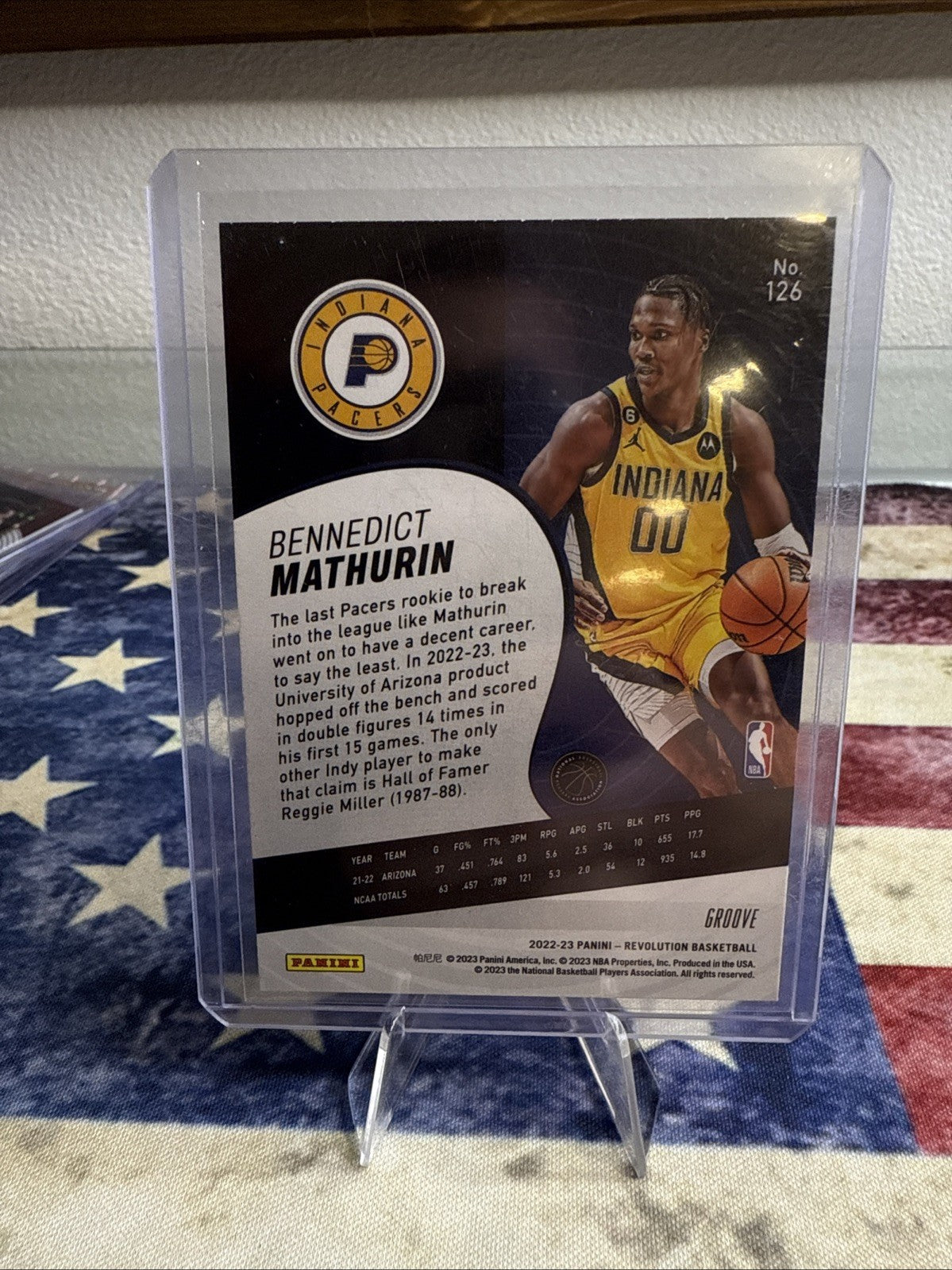 2022-23 Panini Revolution - Rookies Bennedict Mathurin #126 Groove (RC)
