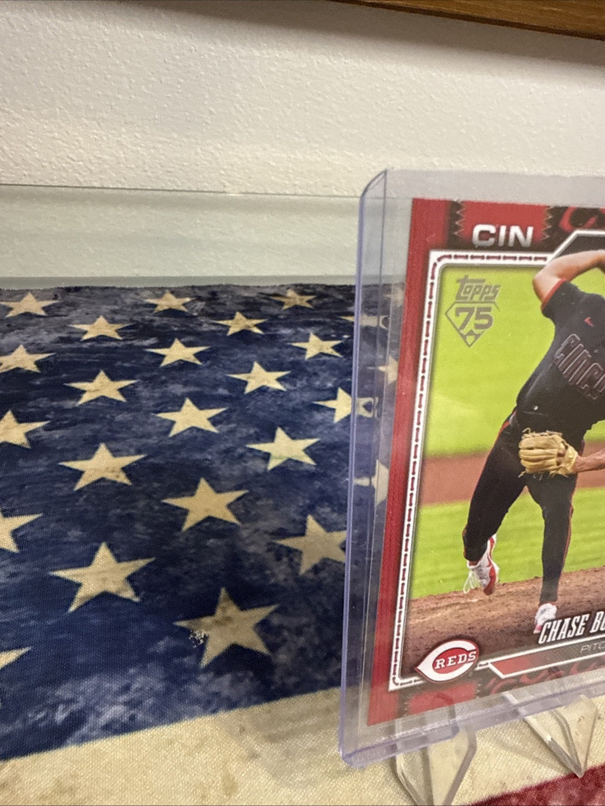 2026 Topps Series 1 Chase Burns Team Logo Variation RC Cincinnati Reds SP