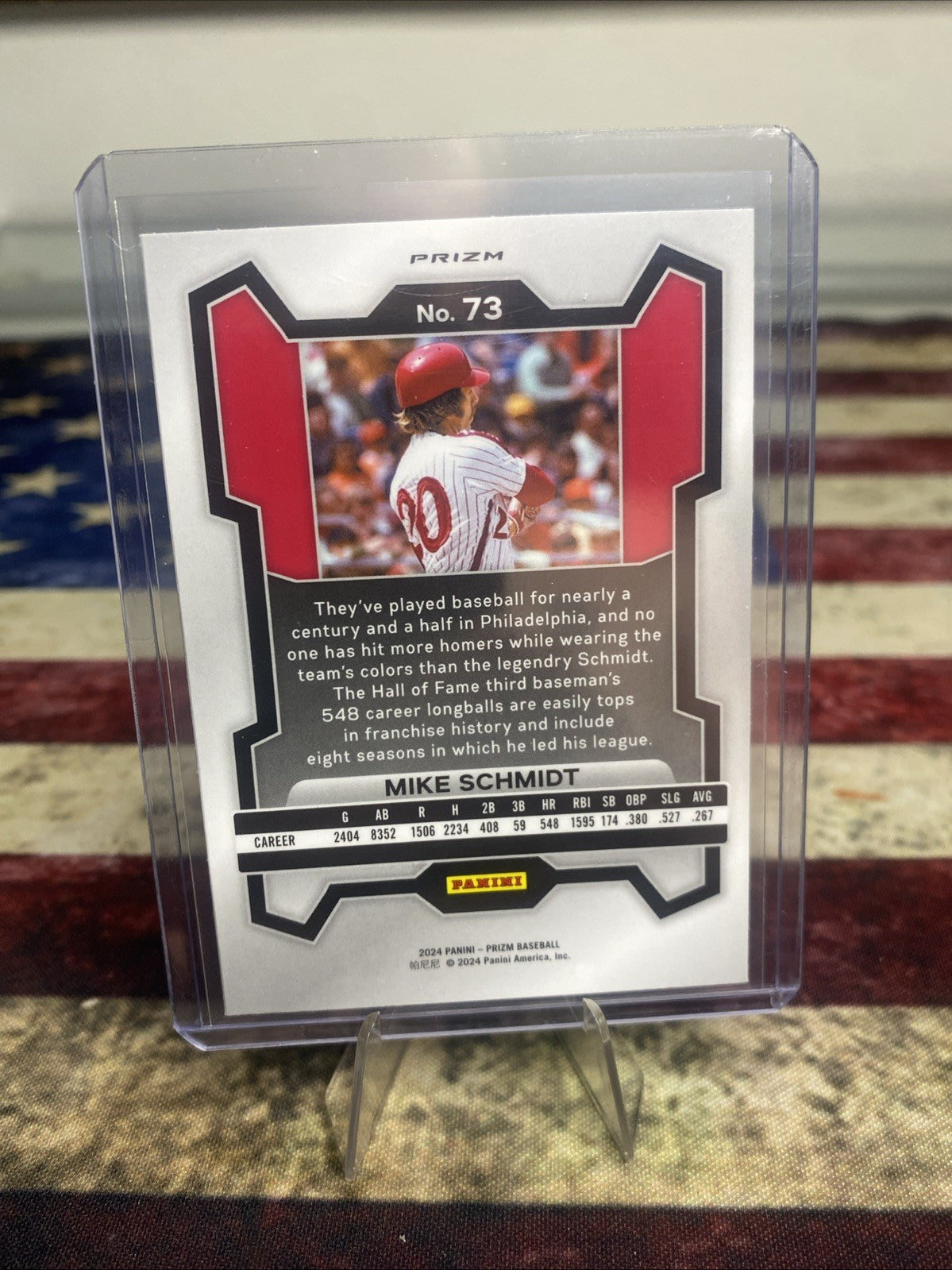 2024 Panini Prizm Silver Mike Schmidt Phillies