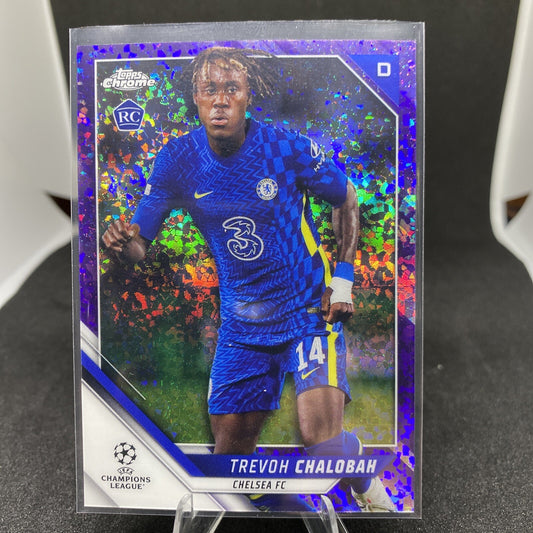 2021 Topps Chrome #59 Purple Mini Diamond 224/250 Trevoh Chalobah Gem Rookie SP