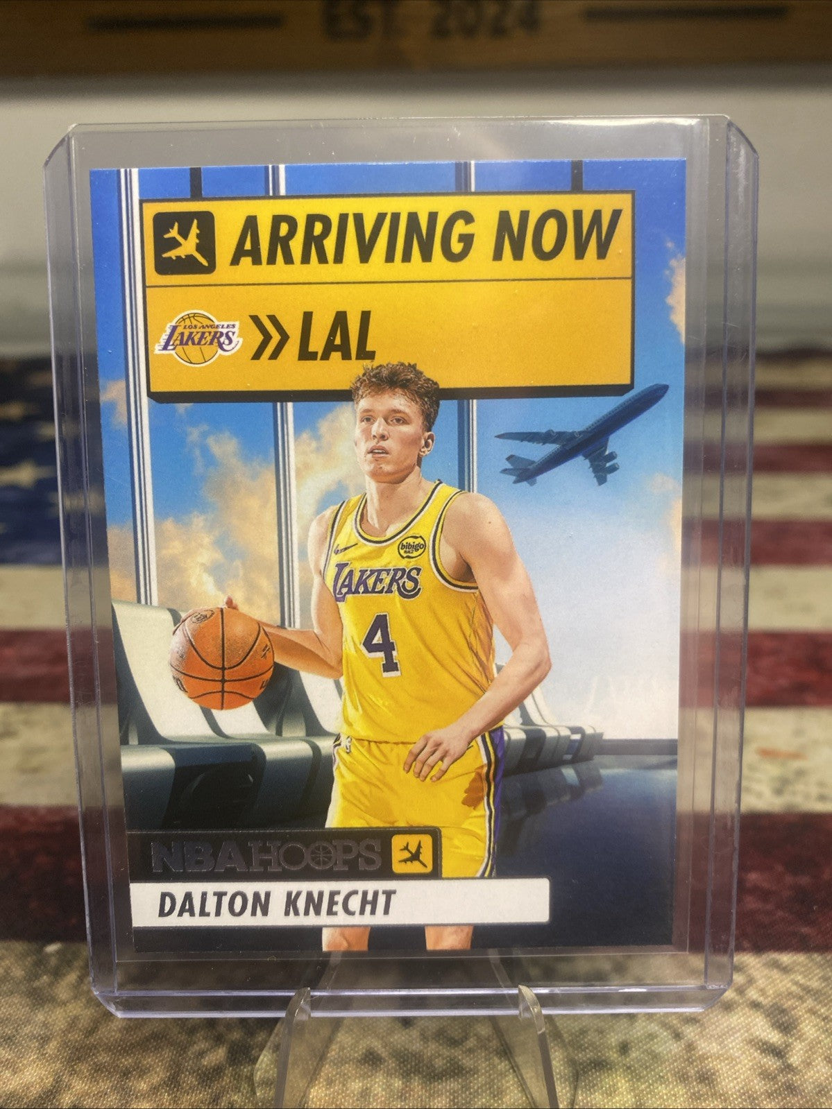 2024-25 Panini NBA Hoops Dalton Knecht Arriving Now Basketball Rookie Card