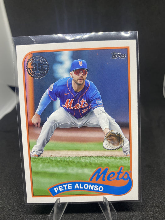 2024 Topps Series 1 Pete Alonso #89B-87 New York Mets Mint SP