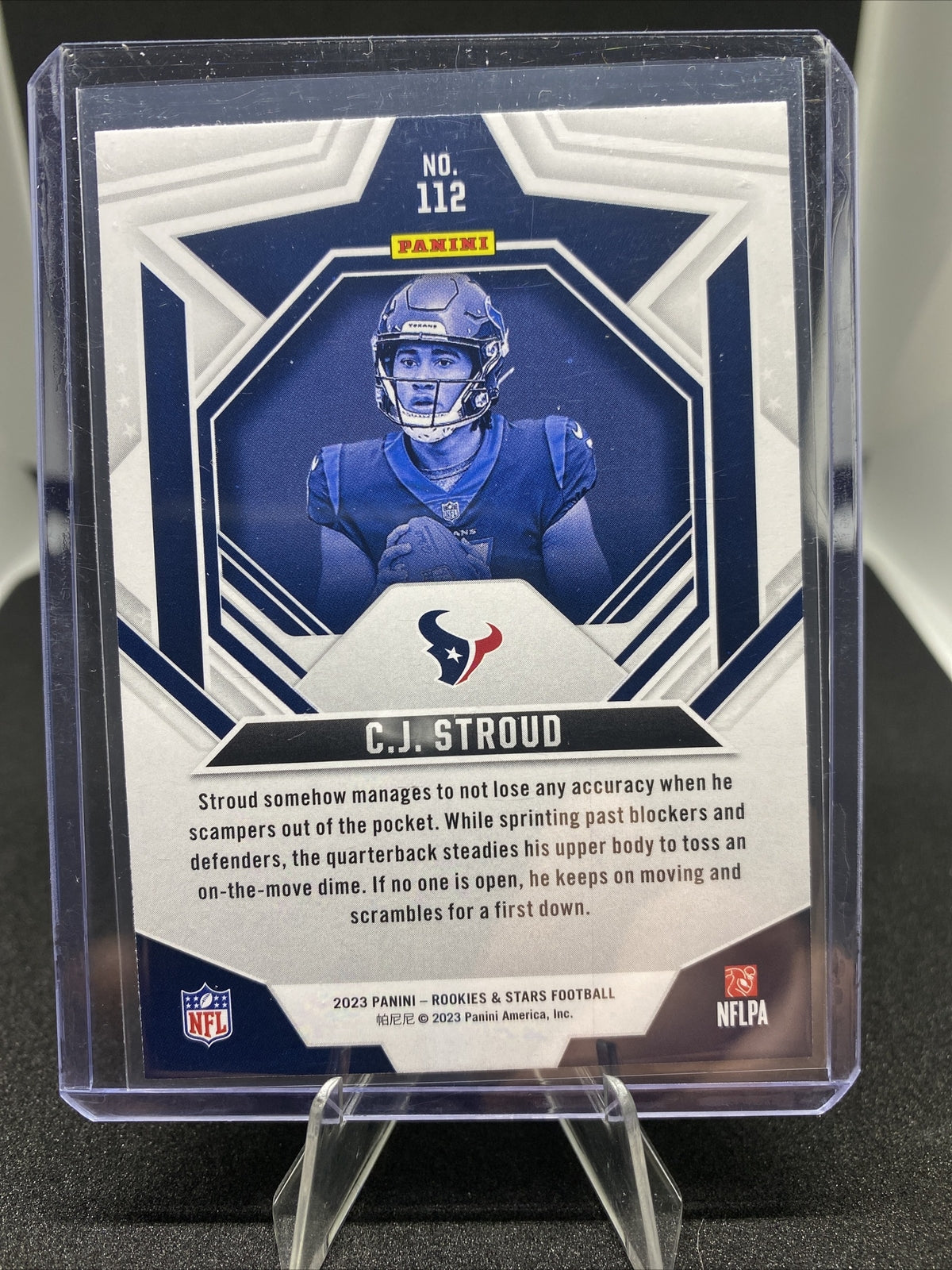 Rare 2023 Panini Rookies & Stars - Rookies #112 C.J. Stroud Rc - SP - Chase