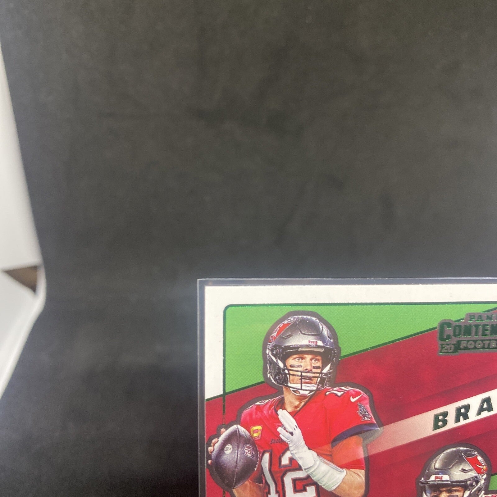 2022 Panini Contenders Tom Brady & Mike Evans Touchdown Tandems Green foil SP
